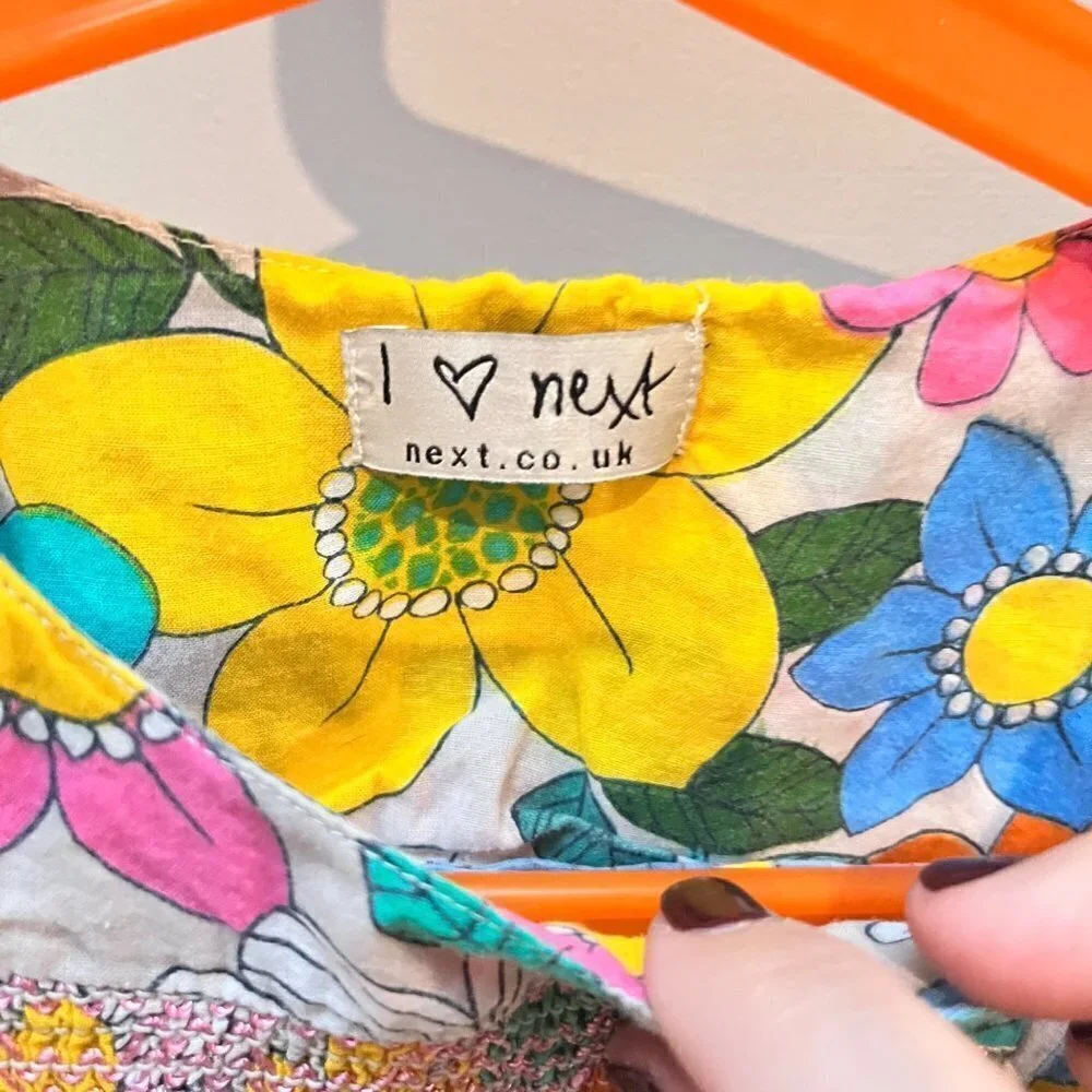 Next‎ Bright Floral Romper- Size 2-3 years